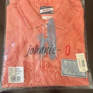 Johnnie-O Men's Orange Shirt